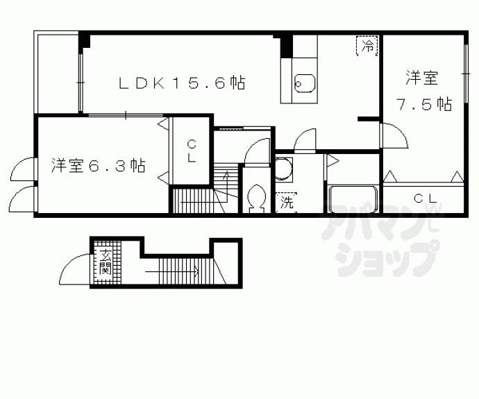 【フォレスタ　１】間取