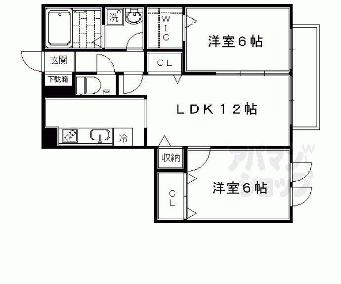 【グランパルク】間取