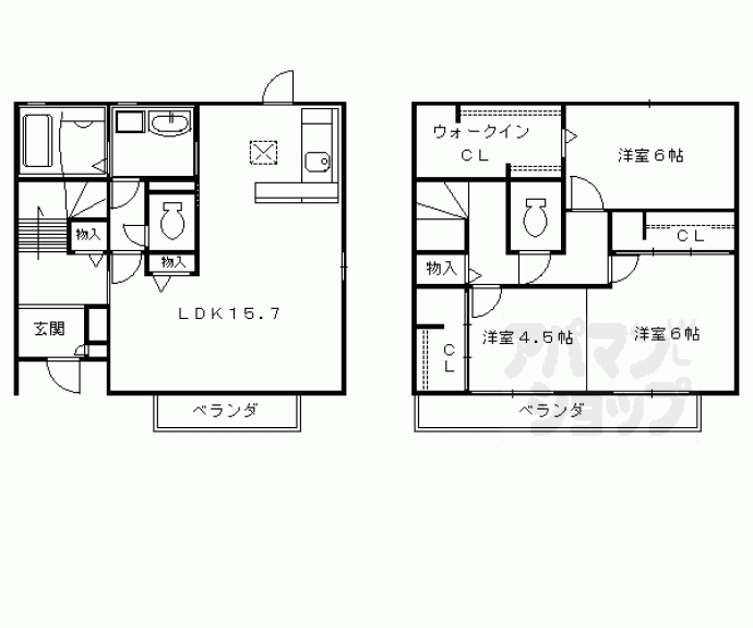 【アリヴィオ清涼】間取