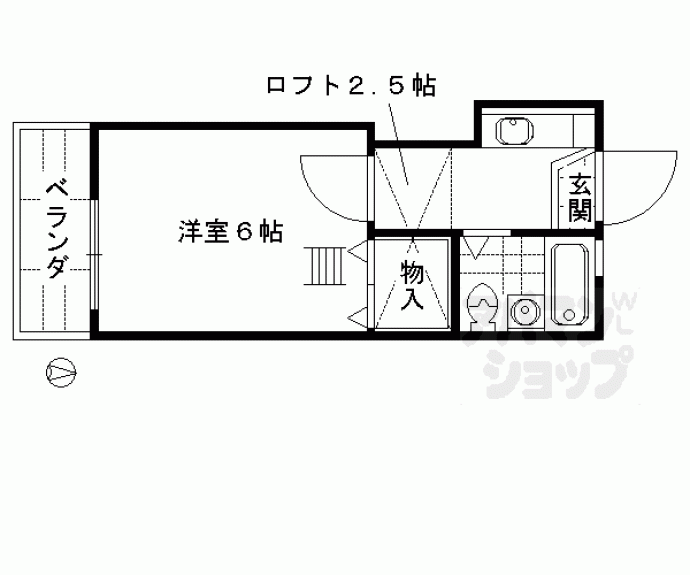 【レオパレスシティー西大路】間取