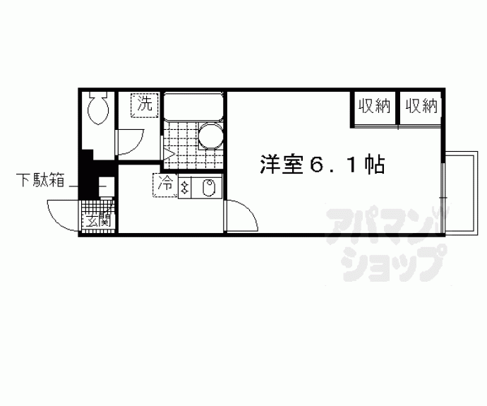 【石田マンション】間取