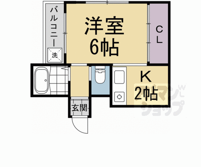 【中之町ハイツ】間取