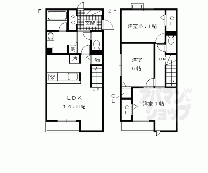 【シベール藤城】間取