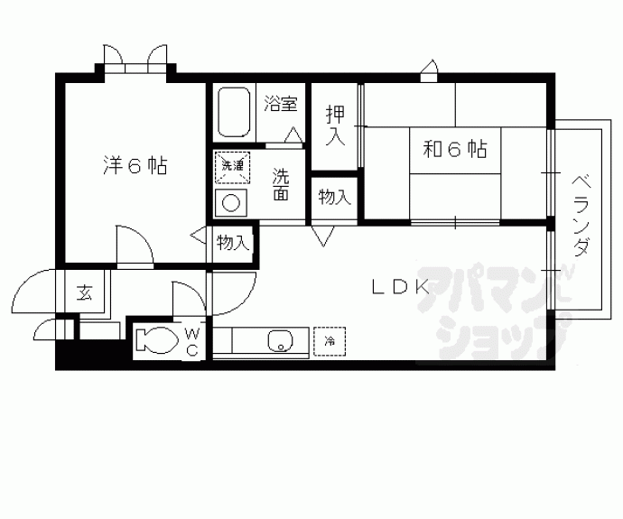 【サンハイムサイコー】間取