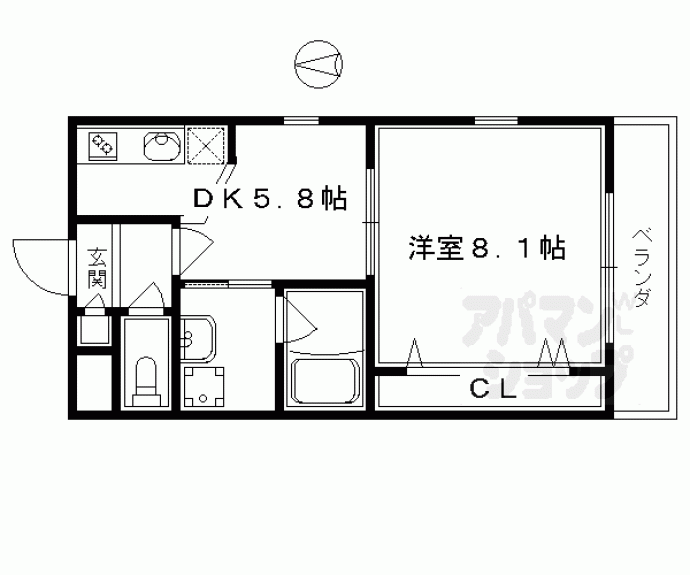 【Ｒｏｏｔｓ神泉苑】間取