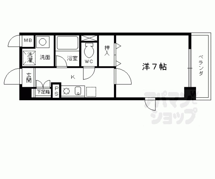 【Ｋ－ＷＥＳＴ】間取
