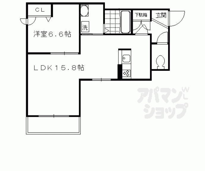 【シャーメゾン楽和】間取