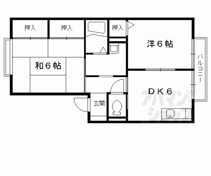 【CASA竹風館】間取