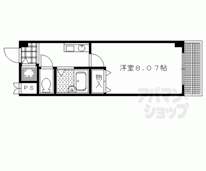 【珠光ビル北山】間取