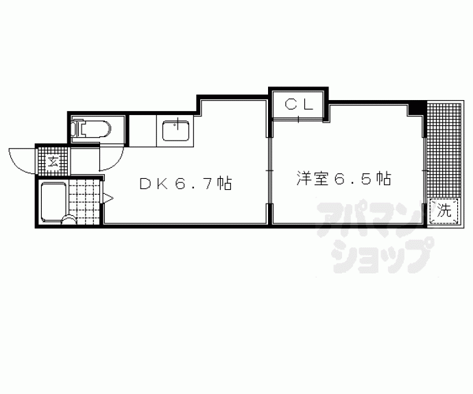 【パパス永楽】間取