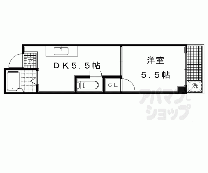 【パパス永楽】間取