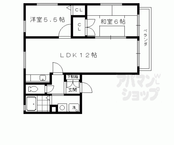 【桜ハイツ】間取