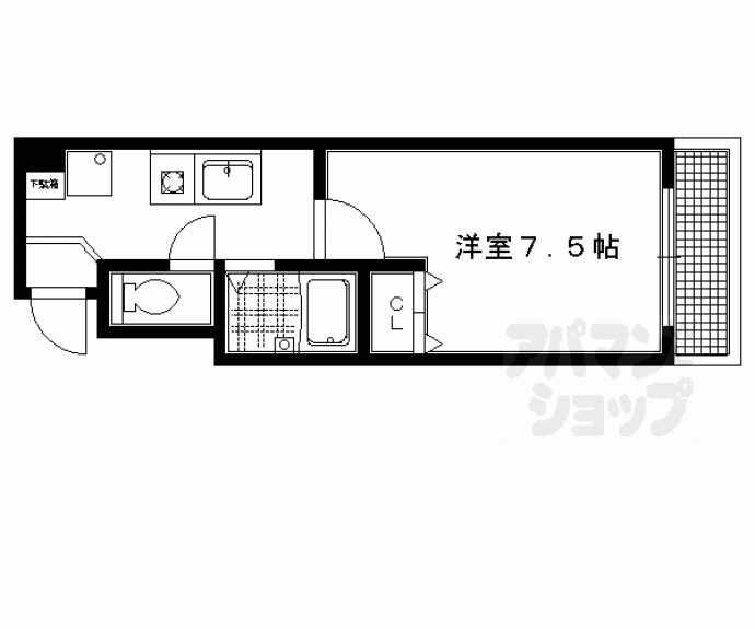 【アーバン北村聖護院】間取