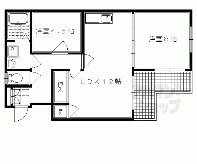 【ベルメゾン一条】間取