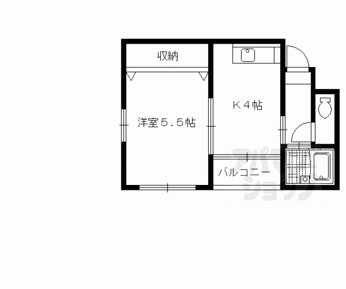 【西賀茂ロイヤルリバーマンション】間取
