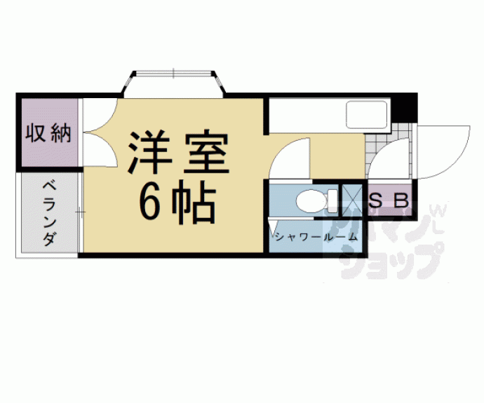 【西賀茂ロイヤルリバーマンション】間取