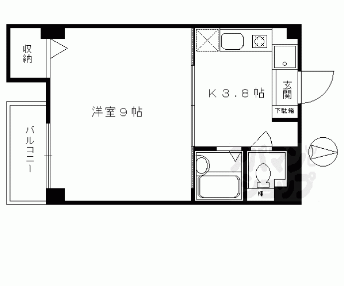 【プールトゥジュール波多野】間取