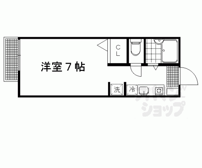 【錦林ハウス】間取