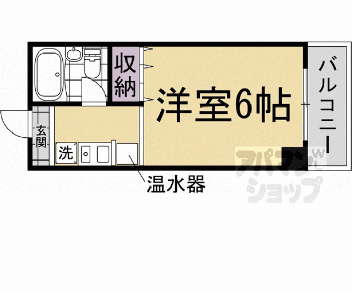 【コーポグランブルー】間取