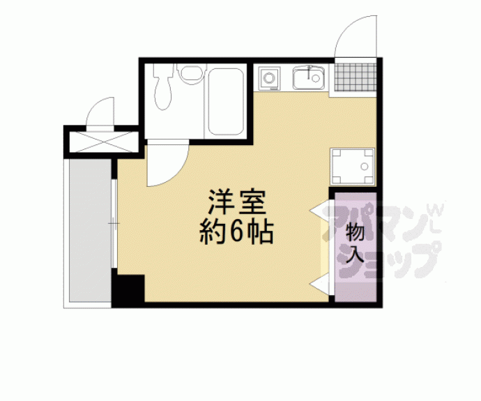 【コーポグランブルー】間取
