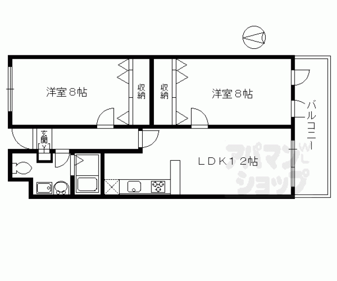 【メゾン・アルヴァーレ】間取