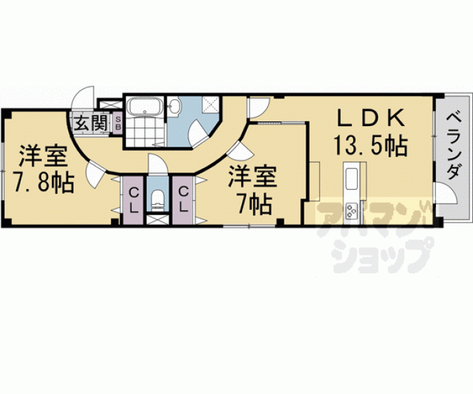 【メゾン・アルヴァーレ】間取