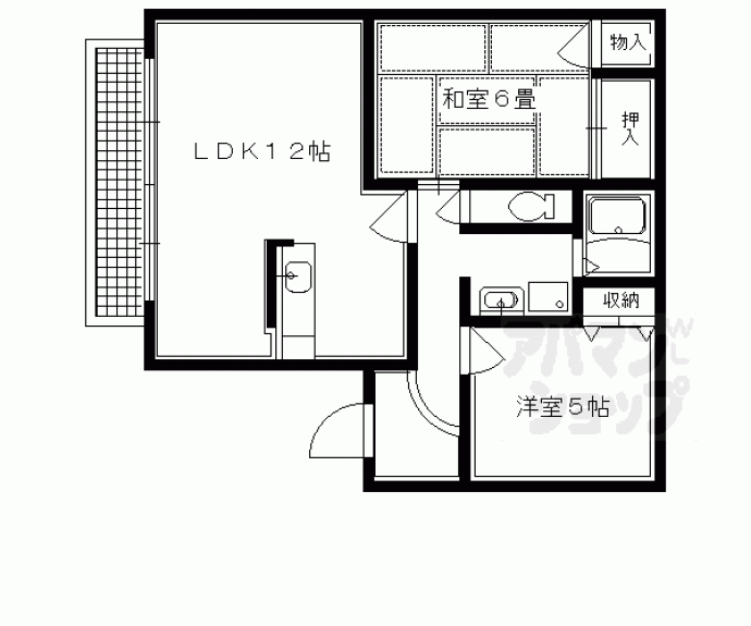 【グランドールF】間取