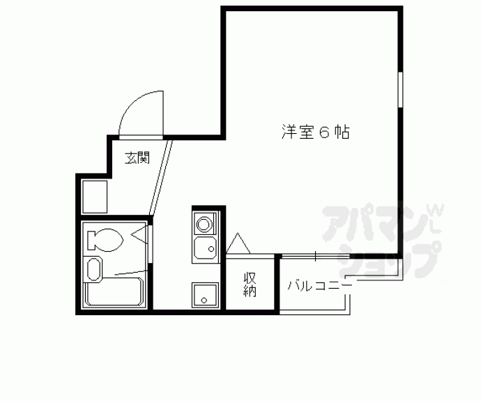 【コーポラスサワラギ】間取