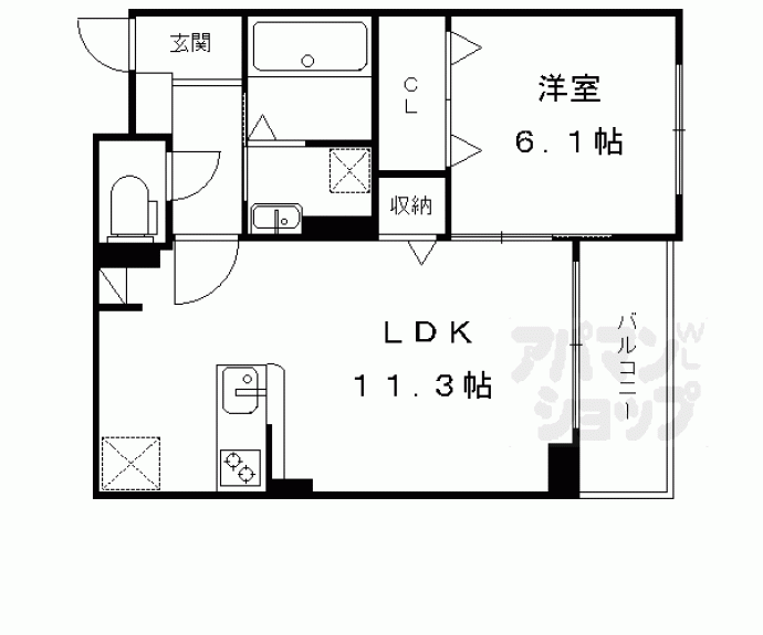 【ニューメゾン山冨士】間取