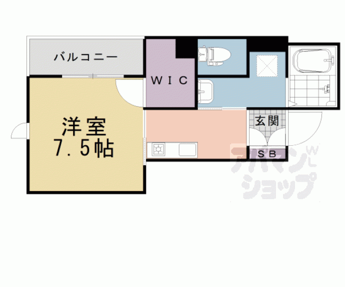 【シャーメゾンきぬかけ】間取