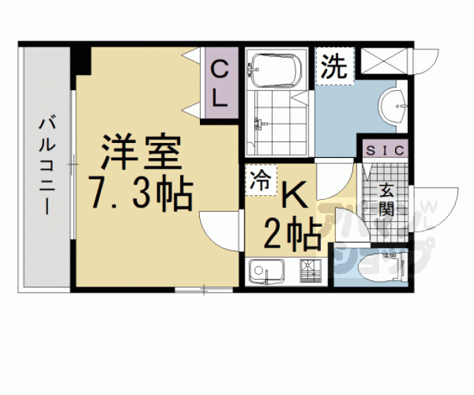 【A-mon観月橋NIFUN】間取