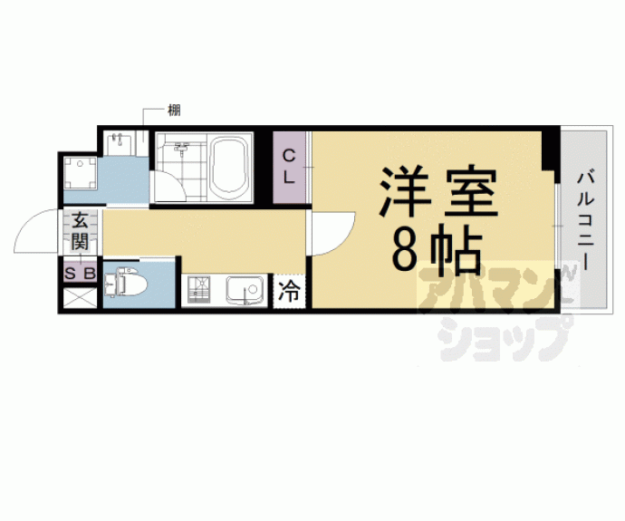 【新町６丁目マンション】間取