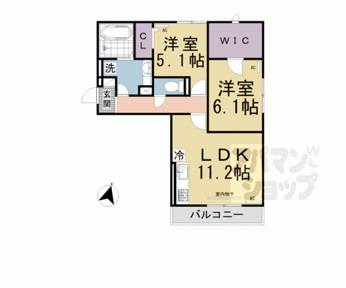 【すみれそう】間取