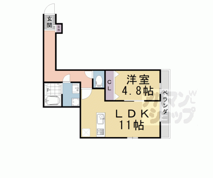 【Ｒ－Ｇｒａｎｔｓ東舟岡】間取