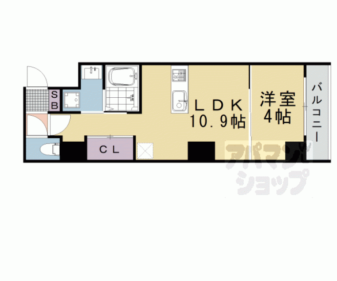 【Vine Oak Lisvi(バインオークリスビ)】間取