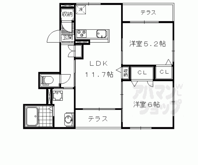 【シャーメゾン音羽草田町】間取