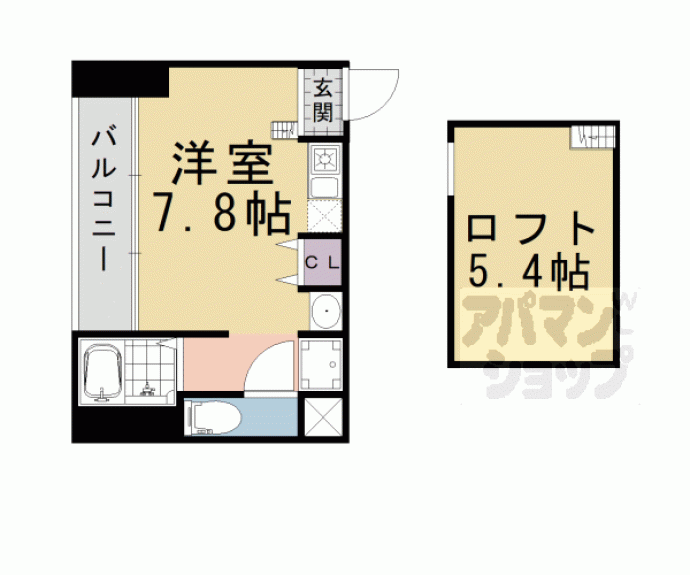 【Ａ．Ｙ．Ｍ．堀川五条】間取