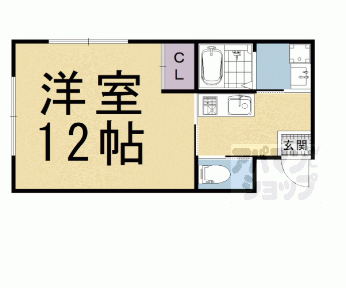 【ヴィラコート烏丸七条】間取