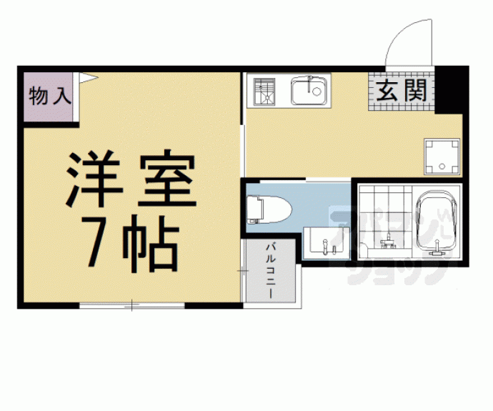 【オリエント五条坂】間取