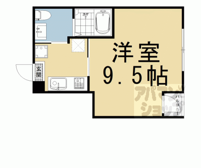 【サンクトスコート五条室町】間取
