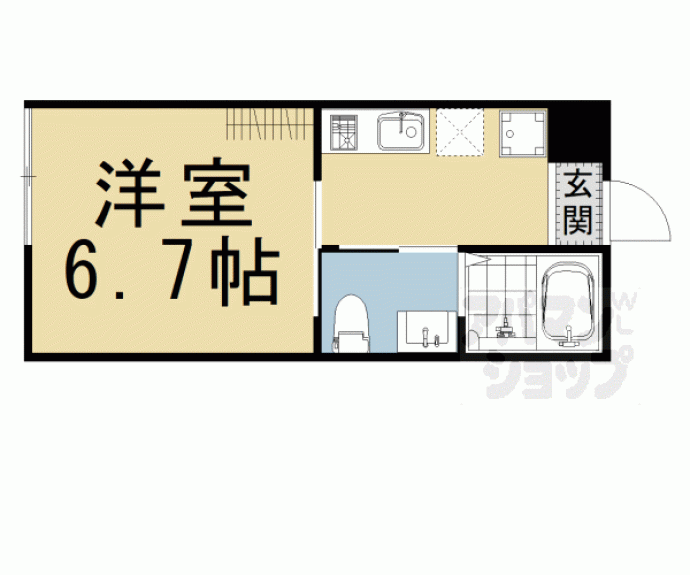 【サンクトスコート五条室町】間取