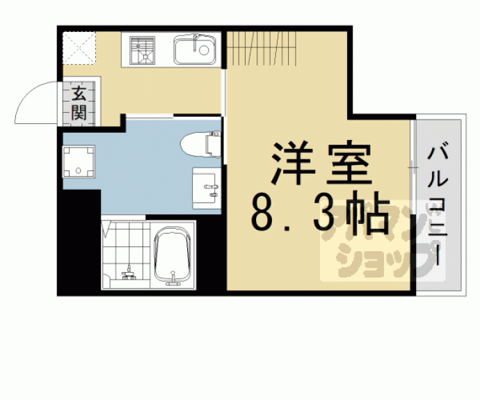 【サンクトスコート五条室町】間取