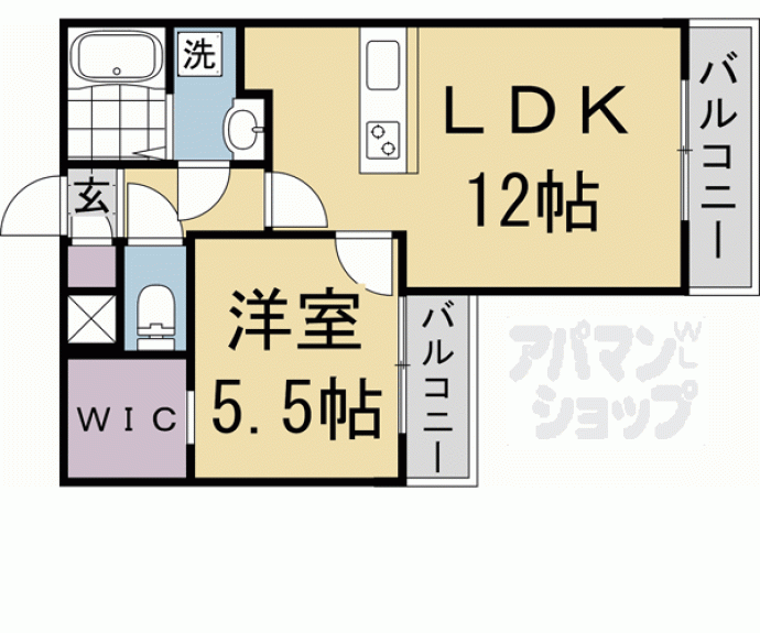 【ｃｏｎｏｉｅ高瀬川】間取