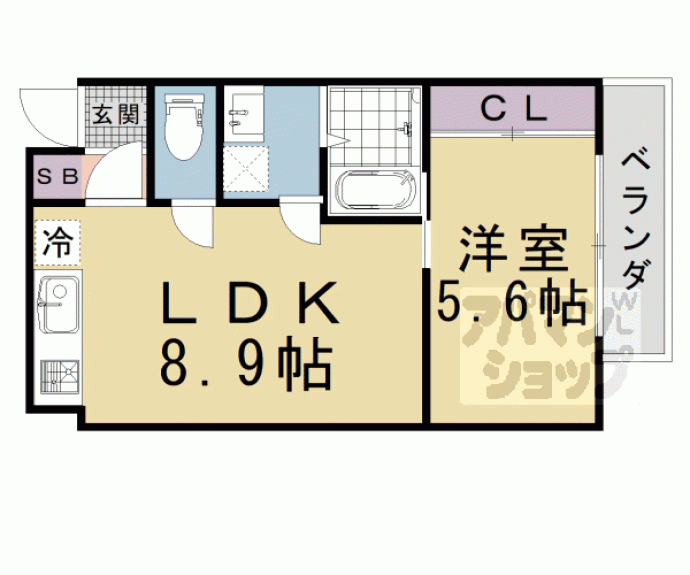【Ｒ－Ｇｒａｎｔｓ東山泉涌寺】間取