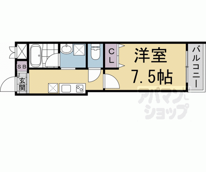 【グランレブリー烏丸御池】間取