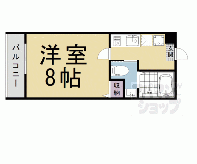 【パレ五条清水】間取