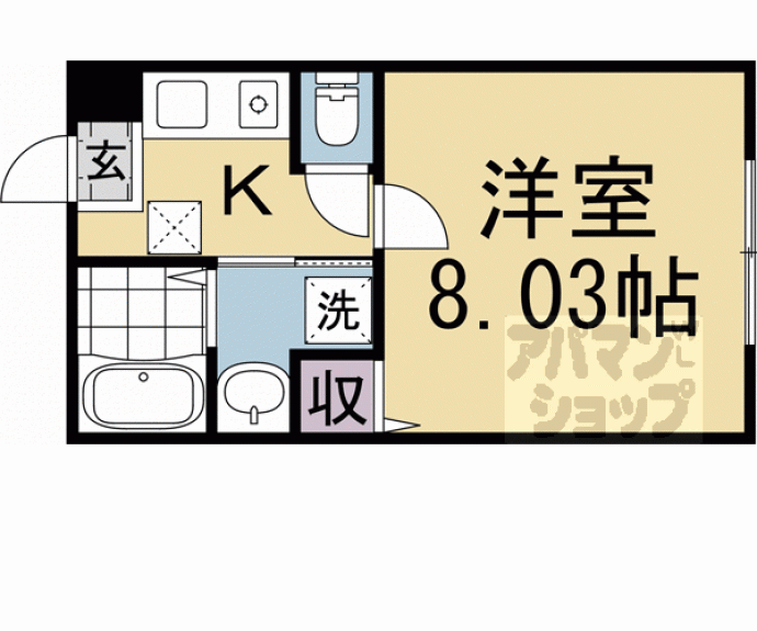 【サンクトスコート京都駅北】間取