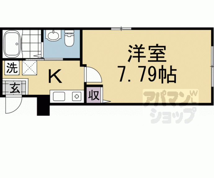 【サンクトスコート京都駅北】間取