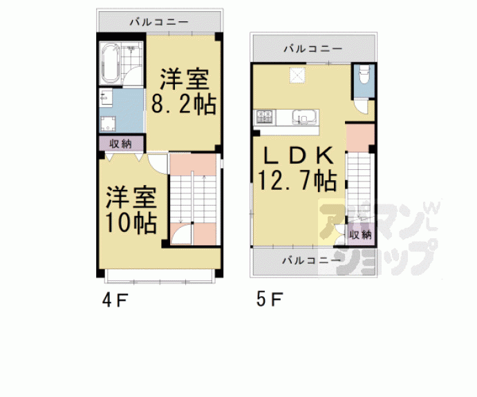 【今井美容ビル】間取