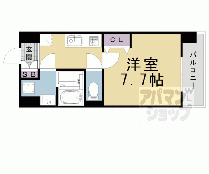 【ＢＡＤＧＥ　ｋｙｏｔｏ　ｄｏｏｒ】間取